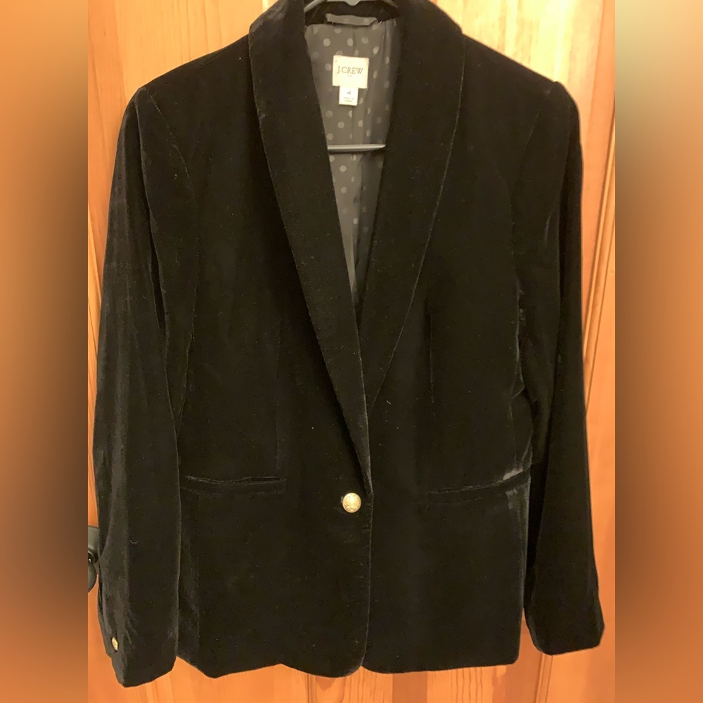 J.Crew Factory velvet blazer